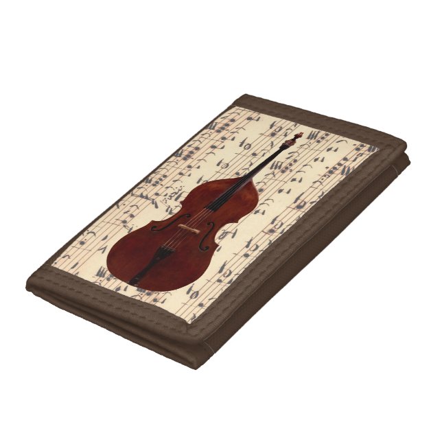 Wallet - Full Double Bass, Pick your style + color (Bottom)