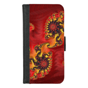 Wallet in abstract colors