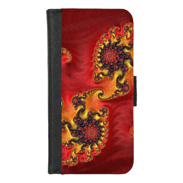 Wallet in abstract colors (Front)