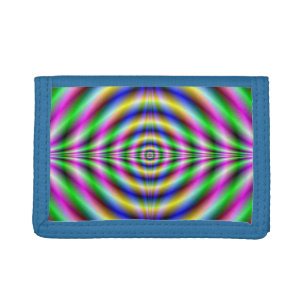 Wallet  Psychedelic Neon Eye