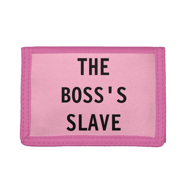 Wallet The Boss's Slave (Front)