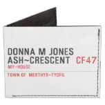 Donna M Jones Ash~Crescent   Wallet Tyvek® Billfold Wallet