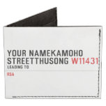 Your NameKAMOHO StreetTHUSONG  Wallet Tyvek® Billfold Wallet