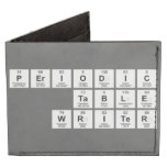 Periodic
 Table
 Writer  Wallet Tyvek® Billfold Wallet
