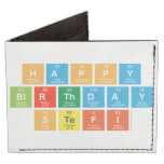 Happy
 Birthday
 Stefi  Wallet Tyvek® Billfold Wallet