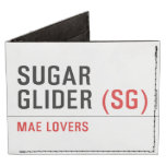 sugar glider  Wallet Tyvek® Billfold Wallet