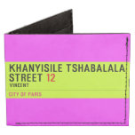 Khanyisile Tshabalala Street  Wallet Tyvek® Billfold Wallet