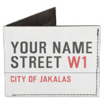 Your Name Street  Wallet Tyvek® Billfold Wallet