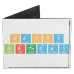 Happy
 Birthday  Wallet Tyvek® Billfold Wallet