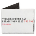 YOUNG'S CORONA BAR established 2020  Wallet Tyvek® Billfold Wallet