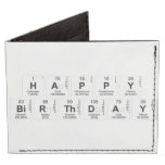 happy
 birthday  Wallet Tyvek® Billfold Wallet