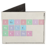Periodic
 Table
 Writer  Wallet Tyvek® Billfold Wallet