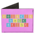 Periodic
 Table
 Writer  Wallet Tyvek® Billfold Wallet
