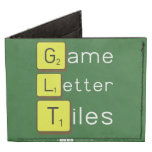 Game
 Letter
 Tiles  Wallet Tyvek® Billfold Wallet
