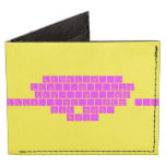 Excercise... Exc...er...cise Exs...ar...sise Eggs...are...sides ... For bacon! BACON!  Wallet Tyvek® Billfold Wallet