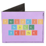 Periodic
 Table
 Writer  Wallet Tyvek® Billfold Wallet