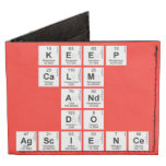 KEEP
 CALM
 AND
 DO
 AGSCIENCE  Wallet Tyvek® Billfold Wallet