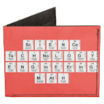 Science 
 Technology 
 Engineering 
 Math  Wallet Tyvek® Billfold Wallet