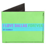 I Love Dallas  Wallet Tyvek® Billfold Wallet