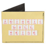 Periodic
 Table
 Writer  Wallet Tyvek® Billfold Wallet
