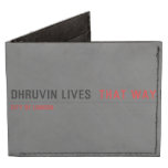 Dhruvin lives   Wallet Tyvek® Billfold Wallet