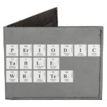 Periodic
 Table
 Writer  Wallet Tyvek® Billfold Wallet