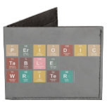 Periodic
 Table
 Writer  Wallet Tyvek® Billfold Wallet