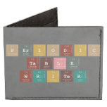 Periodic
 Table
 Writer  Wallet Tyvek® Billfold Wallet