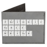 Periodic
 Table
 Writer  Wallet Tyvek® Billfold Wallet