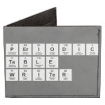 Periodic
 Table
 Writer  Wallet Tyvek® Billfold Wallet