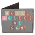 Happy
 Birthday
  Sir 
 Aslam  Wallet Tyvek® Billfold Wallet