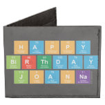 Happy
 Birthday
 Joanna  Wallet Tyvek® Billfold Wallet