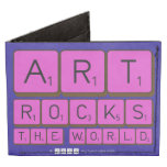 ART
 ROCKS
 THE WORLD  Wallet Tyvek® Billfold Wallet