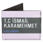 T.C İSMAİL KARAMEHMET  Wallet Tyvek® Billfold Wallet