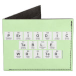 Periodic
 Table
 Writer  Wallet Tyvek® Billfold Wallet