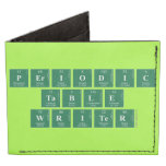 Periodic
 Table
 Writer  Wallet Tyvek® Billfold Wallet