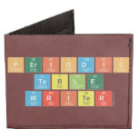 Periodic
 Table
 Writer  Wallet Tyvek® Billfold Wallet