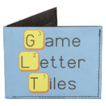 Game
 Letter
 Tiles  Wallet Tyvek® Billfold Wallet
