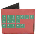 Periodic
 Table
 Writer  Wallet Tyvek® Billfold Wallet