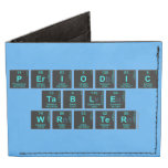 Periodic
 Table
 Writer  Wallet Tyvek® Billfold Wallet