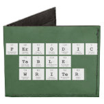 Periodic
 Table
 Writer  Wallet Tyvek® Billfold Wallet