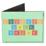 Periodic
 Table
 Writer  Wallet Tyvek® Billfold Wallet