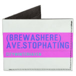 (Brewashere) ave.stophating  Wallet Tyvek® Billfold Wallet