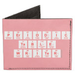 Periodic
 Table
 Writer  Wallet Tyvek® Billfold Wallet