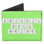 Periodic
 Table
 Writer  Wallet Tyvek® Billfold Wallet