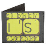 Sidney
 Is
 Awesome
   Wallet Tyvek® Billfold Wallet