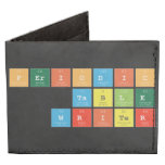 Periodic Table Writer  Wallet Tyvek® Billfold Wallet