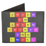 UNiverse
 And
 Universe
 Universal
 Space
 Travel  Wallet Tyvek® Billfold Wallet