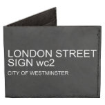 LONDON STREET SIGN  Wallet Tyvek® Billfold Wallet