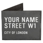 Your Name Street  Wallet Tyvek® Billfold Wallet